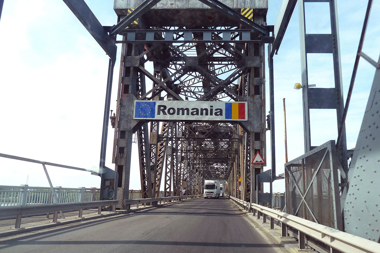 Le pont international de l'amitié Roussé-Giurgiu